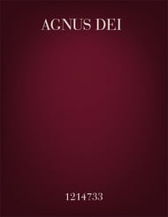 Agnus Dei SACB choral sheet music cover Thumbnail